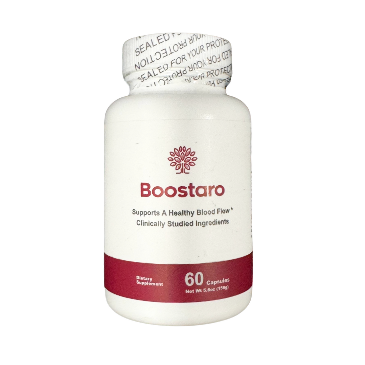 Boostaro Advanced Natural Formula for Men's Maximum Strength-Healthy Blood Flow Magic, 60 Capsules, Travel Size