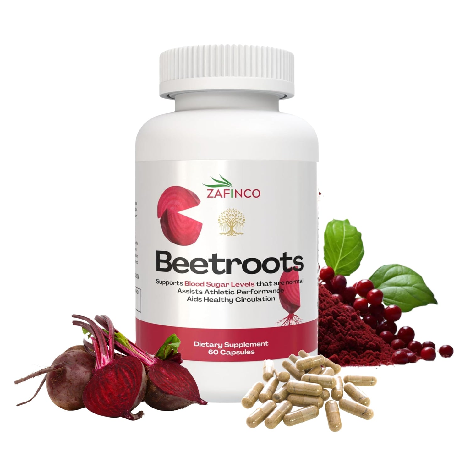 Beet Root MAX Capsules -Organic 1300mg High power BeetRoot Supplements for Blood Flow, Mens Performance, Digestive & Immune System. US made Beet Root Powder Capsules- Non-GMO and Gluten Free-60 Count