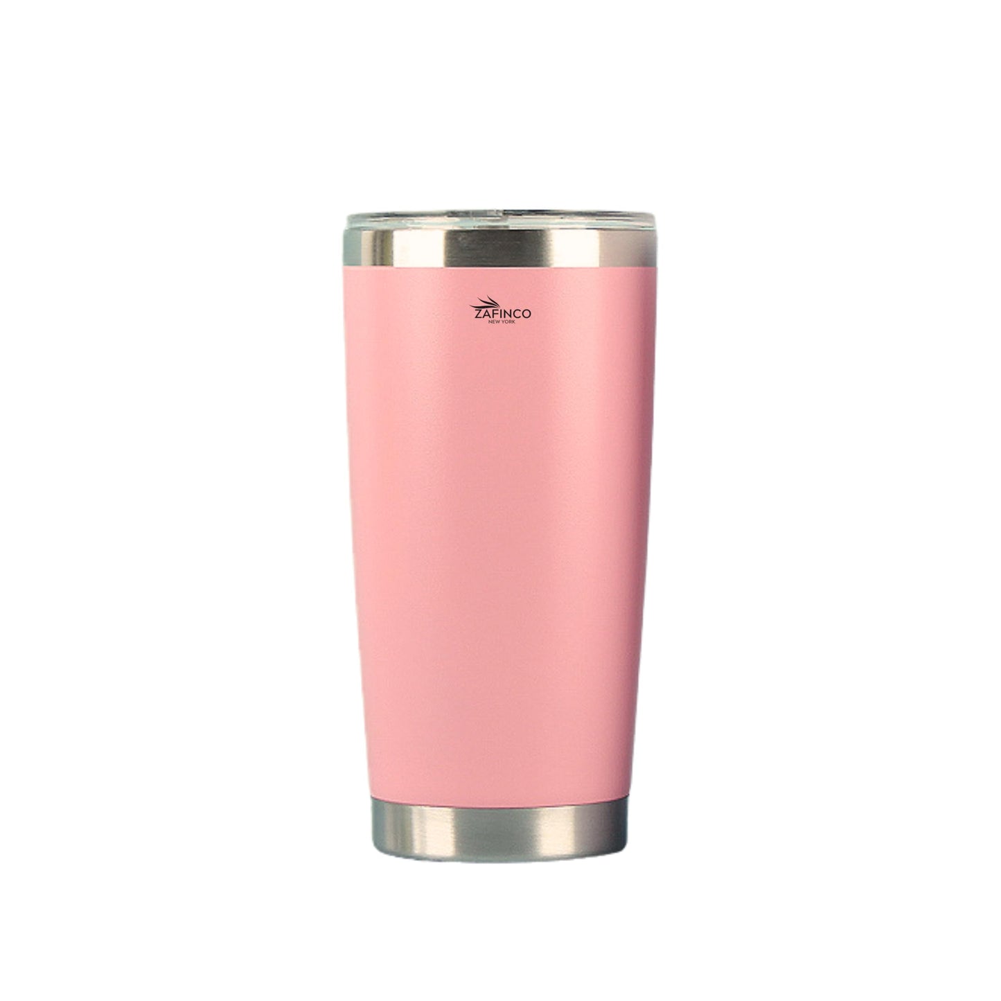 ZAFiNCO 20 oz Vacuum Tumbler- Stainless Steel Powder Coated Vacuum Insulated Thermal Tumbler with Lid for Travel, Sports and all outdoor activities-(BLACK, 20 oz)