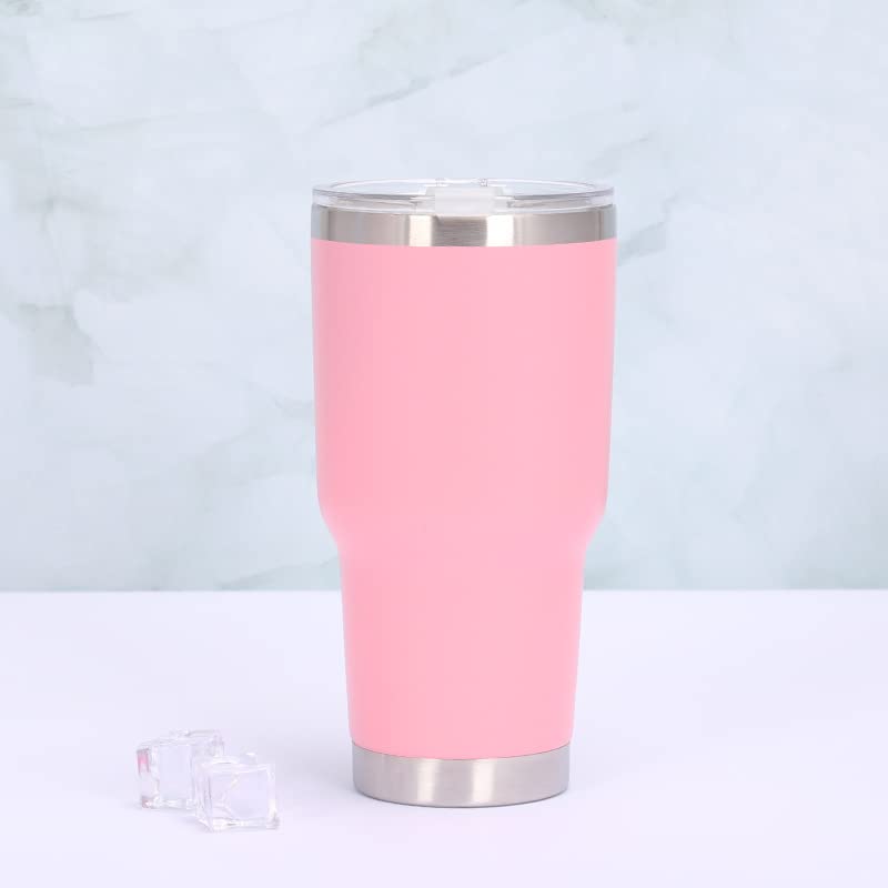 ZAFiNCO 30 oz Vacuum Tumbler- Stainless Steel Powder Coated Vacuum Insulated Thermal Coffee Mug/Cup with Lid for Travel, Sports and all outdoor activities