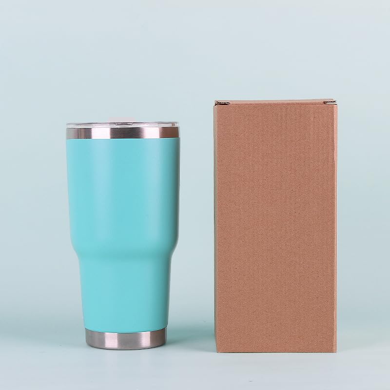 ZAFiNCO 30 oz Vacuum Tumbler- Stainless Steel Powder Coated Vacuum Insulated Thermal Coffee Mug/Cup with Lid for Travel, Sports and all outdoor activities