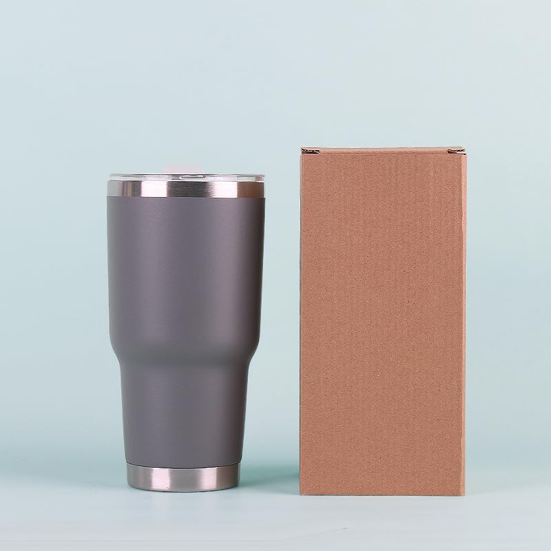 ZAFiNCO 30 oz Vacuum Tumbler- Stainless Steel Powder Coated Vacuum Insulated Thermal Coffee Mug/Cup with Lid for Travel, Sports and all outdoor activities