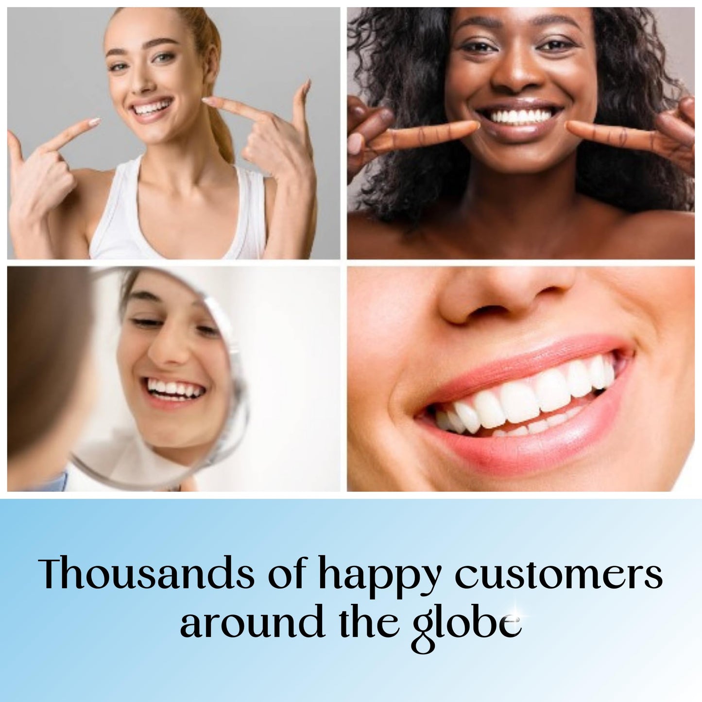 ZAFINCO Teeth Whitening Strips for a Brighter Smile - 28 Mint Flavored Sensitive Teeth Whitening Strips, Dentist Recommended,-Non Toxic, Peroxide Free & Enamel Safe - 14 Treatments, Made in USA