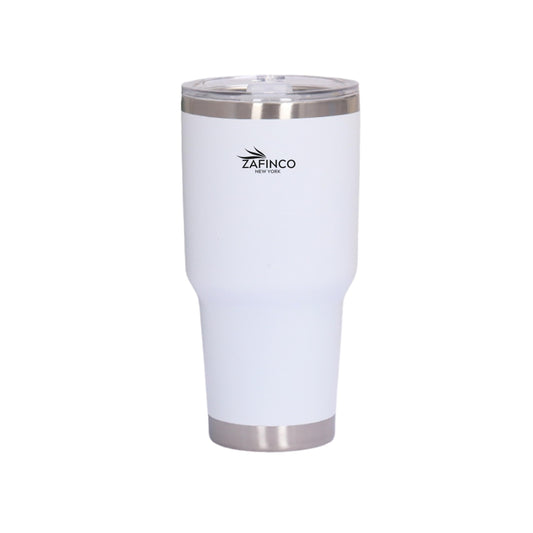 ZAFiNCO 30 oz Vacuum Tumbler- Stainless Steel Powder Coated Vacuum Insulated Thermal Coffee Mug/Cup with Lid for Travel, Sports and all outdoor activities