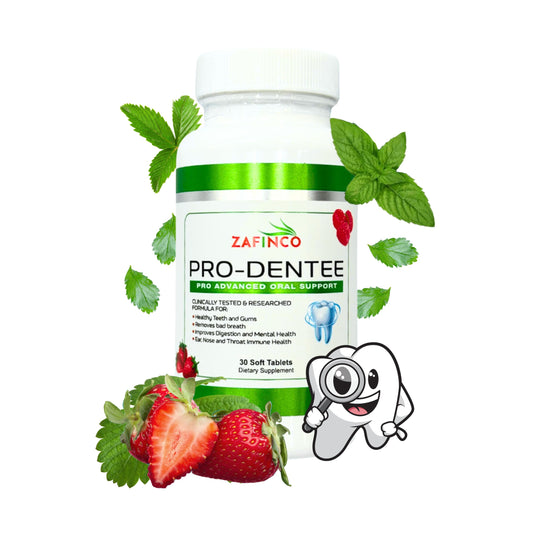 Prodentee Gums and Teeth Health，3.5 Billion Advanced Oral Support for Long Lasting Fresh Breath and Reduce Mouth Bad Breath. Immune Health for Ear. Nose and Throat-Chewable Soft Tablets